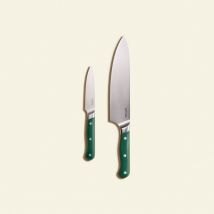 Pack de 2 couteaux - Chef & Commis - Vert - Cadeau Crémaillère - Atma - Les Raffineurs