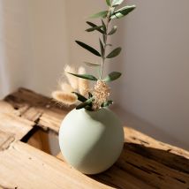 Vase soliflore en céramique - Vert - Oustao - Les Raffineurs