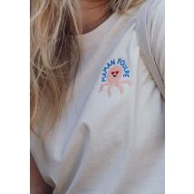 T-shirt Maman Poulpe - Beige - M - Coton Biologique - Idée cadeau Noël - Cadeau Femme - Cadeau Maman - Affaire De Famille - Les Raffineurs