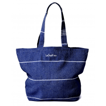 Sac de Plage Navy en coton Bio