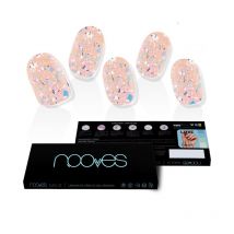 NOOVES - ONGLES GEL peche galettes premium luxe metallic 20 u