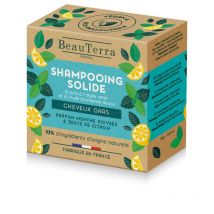 BEAUTERRA - SOLIDE shampooing menthe et zeste de citron 75 gr