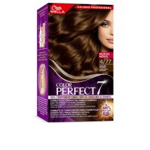 WELLA COLOR PERFECT 7 - WELLA COLOR PERFECT 7 100 cobertura de canas 4/77-castaño aterciopelado