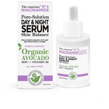 THE CONSCIOUS - NIACINAMIDE pore-solution day night serum organic avocado 30 ml