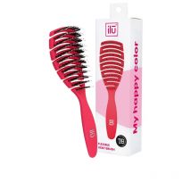 ILŪ - Pinceau FLEXIBLE VENT rose 1 u