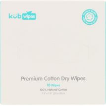 KUBWIPES - 100 coton naturel MINIBOX LINGETTES 10 u