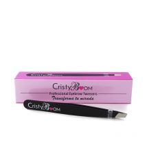 CRISTYBOOM - PINCE À ÉPILER PROFESSIONNELLE À SOURCILS transformez votre look noir 1 u
