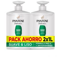 PANTENE - SHAMPOOING DOUX ET LISSE 2 x 1000 ml