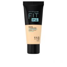 MAYBELLINE - FIT ME MATTE PORELESS foundation 118-nude