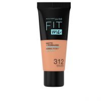MAYBELLINE - FIT ME MATTE PORELESS foundation 312-golden