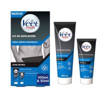 VEET - VEET MEN KIT DEPILACIÓN 2 PASOS zonas sensibles 150 ml