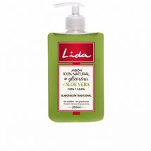 LIDA - JABÓN 100 NATURAL manos glicerina y aloe vera 250 ml