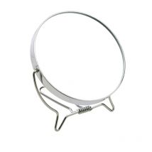 BETER - ESPEJO metálico doble x3 con soporte abatible 12 2 cm 1 pz