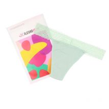 PLATANOMELÓN - KIWITAS TANGA ENCAJE braguitas menstruales verde M 1 u