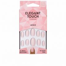 ELEGANT TOUCH - POLISHED COLOUR nails with glue oval jackie