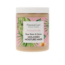 FLORA AND CURL - HYDRATE ME rose water honey molasses moisture mask 300 ml