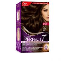 WELLA COLOR PERFECT 7 - WELLA COLOR PERFECT 7 100 cobertura de canas 4/0-castaño medio