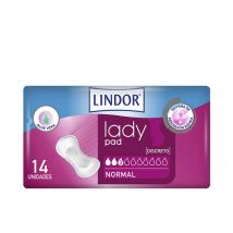 LINDOR - LADY PAD normal 3 drops 14 u