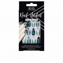 ARDELL - NAIL ADDICT green glitter chrome 1 u