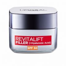 L'ORÉAL PARIS - REVITALIFT FILLER ácido hialurónico crema día SPF50 50 ml