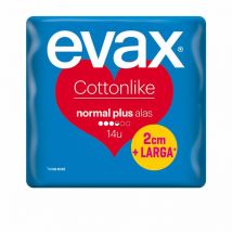 EVAX - COTTONLIKE compresas normal plus alas 14 u