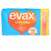 EVAX - COTTONLIKE compresas super alas 24 u
