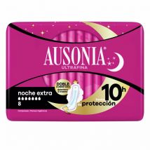 AUSONIA - AUSONIA compresas noche extra alas 9 u