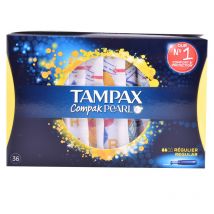 TAMPAX - TAMPAX PEARL COMPAK tampón regular 36 uds
