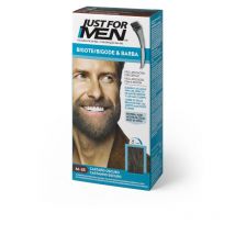 JUST FOR MEN - COLORANTE en gel bigote barba y patillas castaño oscuro 15 ml