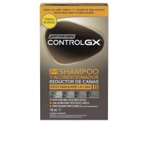 JUST FOR MEN - CONTROL GX champú reductor de canas con acondicionador 118 ml