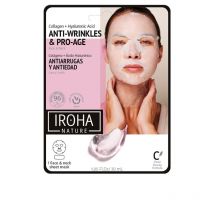 IROHA - MASQUE COTON visage cou anti-âge au collagène