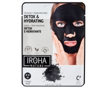 IROHA - Masque visage en tissu Détox charbon Anti-imperfections