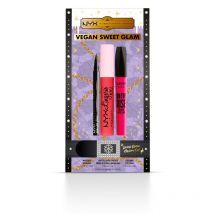NYX PROFESSIONAL MAKE UP - VEGAN SWEET GLAM LIMITED EDITION coffret 3 pz