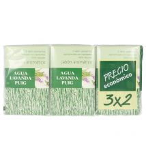 AGUA LAVANDA - AGUA LAVANDA PUIG JABON coffret 3 pz