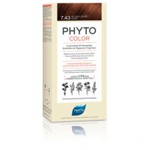 PHYTO - PHYTOCOLOR 7.43-rubio dorado cobrizo 4 u