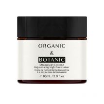 ORGANIC & BOTANIC - MADAGASCAN COCONUT rejuvenating night moisturiser 60 ml