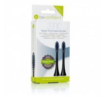 BECONFIDENT - SONIC TOOTHBRUSH HEADS REGULAR BLACK coffret 2 pz