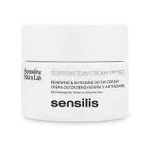 SENSILIS - SUPREME crema de día SPF15 detox renovadora y antiaging 50 ml