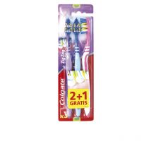 COLGATE - Brosse à dents ZIG ZAG moyenne 3 u