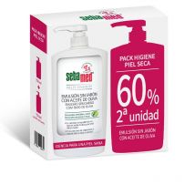 SEBAMED - EMULSIÓN SIN JABÓN gel de baño con aceite de oliva 2 x 750 ml