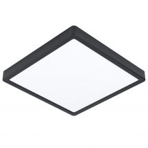 Plafoniera Quadrata Esterno Contemporaneo Argolis-Z Alluminio Nero Led
