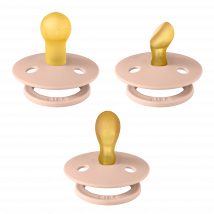 BIBS Try-It Kleur 3 Pack Maat 1 Blush 3 st