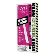 NYX Zero To Brow Stencil For Skinny Brows 1 pcs