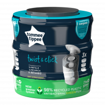 Tommee Tippee Sangene Twist &amp; Klik Op Refilling 3 st