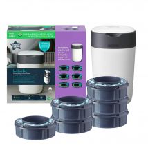 Tommee Tippee Sangene Twist &amp; Click White + Refills 1 pcs + 6 st