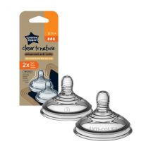 Tommee Tippee Anti-Colic Speen 6+ M Snelle Stroom 2 st
