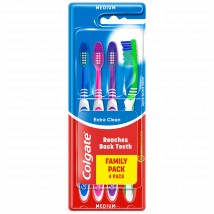 Colgate Extra Schone Tandenborstels Medium 4 st