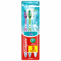 Colgate Max Witte Medium Tandenborstels 3 Pack 3 st