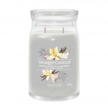 Yankee Candle Signature Grote Kaarsensiver Gerookt Vanille En Kasjmier 567 g