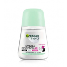 Garnier Mineral Invisible Black White Colours 48hr Roll-on 50 ml